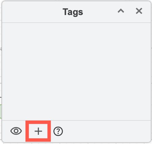 Add a new tag in the Tags dialog in draw.io